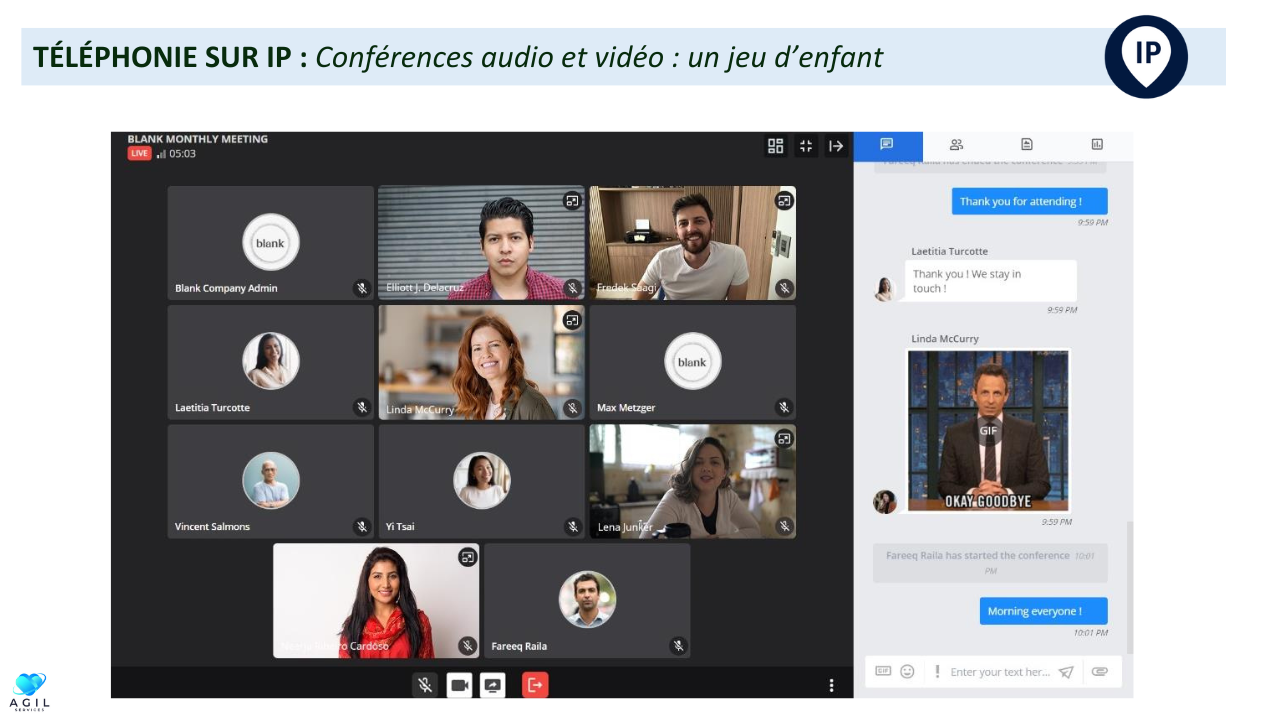 TÉLÉPHONIE SUR IP - Conférences audio et vidéo un jeu d’enfant