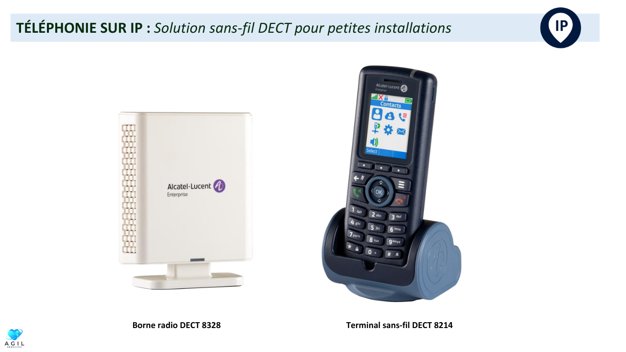 TÉLÉPHONIE SUR IP - Solution sans-fil DECT pour petites installations