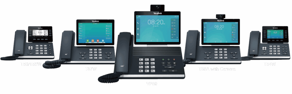 Postes telephoniques IP yealink pour le cloud