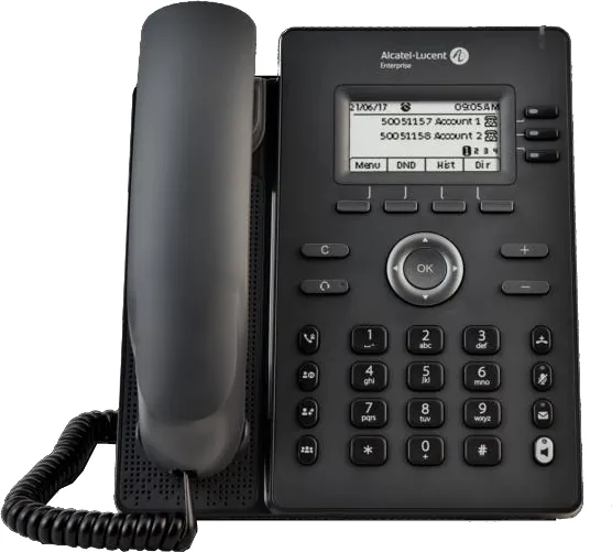 Téléphone de bureau IP avec écran